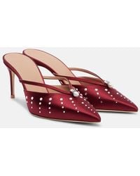 Malone Souliers - Verzierte Mules Marisa 70 Aus Satin - Lyst
