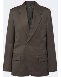 Victoria Beckham - Virgin Wool Twill Blazer - Lyst