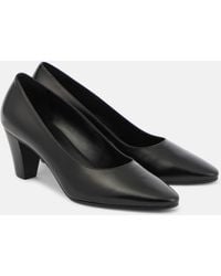The Row - Charlotte Leather Pumps - Lyst