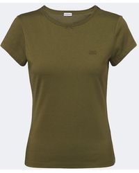 Loewe - Double L Cotton Jersey T-Shirt - Lyst
