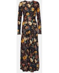 Ulla Johnson - Vestido Largo Ceryse De Jersey Floral - Lyst