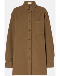 The Row - Camisa Idro De Pana De Algodon - Lyst