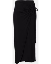 Max Mara - Jersey Wrap Skirt - Lyst