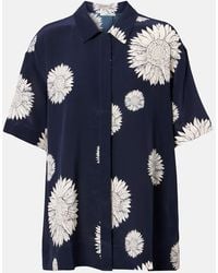 Asceno - Hemd Montauk Aus Seiden-Crepe - Lyst