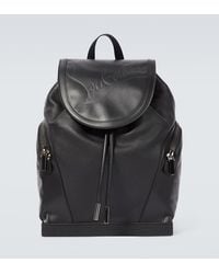 Christian Louboutin - Explorafunk Logo Leather Backpack - Lyst