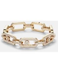 Messika - So Move Xl 18Kt Chain Bracelet With Diamonds - Lyst