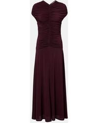 TOVE - Avita Ruched Jersey Maxi Dress - Lyst