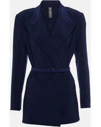 Norma Kamali - Double-Breasted Blazer - Lyst