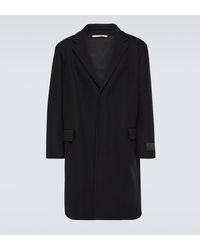 Valentino - Single-breasted Wool-blend Coat - Lyst