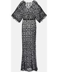 Norma Kamali - Maxikleid Obie Aus Einem Baumwollgemisch - Lyst