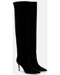 Gianvito Rossi - Hansen 85 Suede Knee-High Boots - Lyst