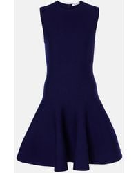 Alaïa - Wool-Blend Minidress - Lyst