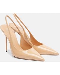 Paris Texas - Lidia 105 Patent Leather Slingback Pumps - Lyst