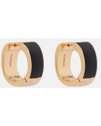 TOTEME - Signature Enamel-Plated Hoop Earrings - Lyst
