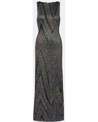 Missoni - Zigzag Sequined Lame Maxi Dress - Lyst