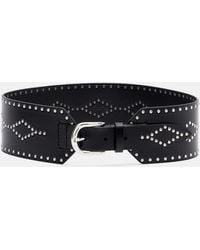 Isabel Marant - Lucie Studded Leather Belt - Lyst