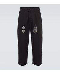 Adish - Qrunful Embroidered Cotton Pants - Lyst