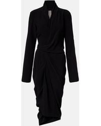 Rick Owens - Draped Wrap Dress - Lyst
