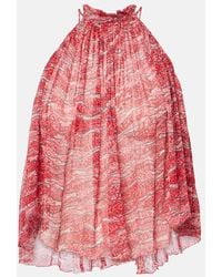 Isabel Marant - Akila Printed Top - Lyst