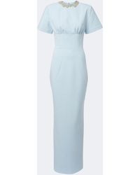 Rachel Gilbert - Dovetta Embellished Crepe Corset Gown - Lyst