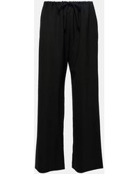 The Row - Weite Mid-Rise-Hose Jugi - Lyst