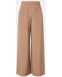 Max Mara - Weite Hose Bonn Aus Einem Seidengemisch - Lyst