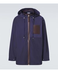 Loewe - Paula's Ibiza Leather-Trimmed Ripstop Jacket - Lyst