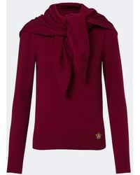 Oscar de la Renta - Layered Cashmere Sweater - Lyst