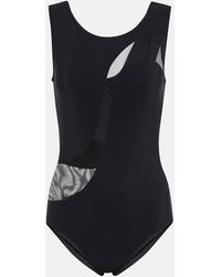 Karla Colletto - Mesh-Trimmed Swimsuit - Lyst
