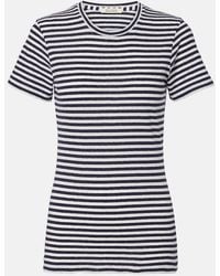 Nili Lotan - Lana Striped Cotton Jersey T-Shirt - Lyst