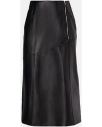 Victoria Beckham - Leather Pencil Skirt - Lyst