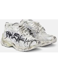 Balenciaga - Runner graffiti sneaker - Lyst