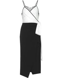 Diane von Furstenberg Wickelkleid Avila aus Crêpe - Schwarz