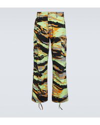 ERL - Printed Cotton Cargo Pants - Lyst