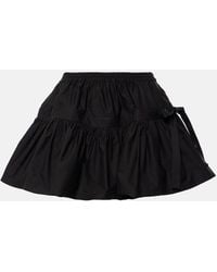 Alaïa - Alaïa Deesse Cotton Skirt - Lyst