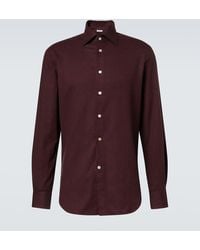Kiton - Hemd Aus Baumwolle - Lyst