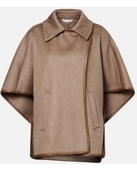 Max Mara - Capa Corsaro De Cachemir Con Piel - Lyst