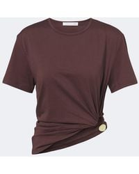Christopher Esber - Bree Quartz Cotton Jersey T-Shirt - Lyst