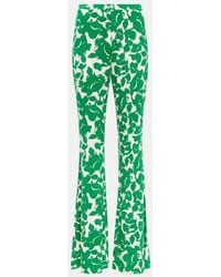 Diane von Furstenberg - Brooklyn Printed Flared Pants - Lyst