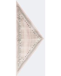 Acne Studios - Printed Silk Satin Scarf - Lyst