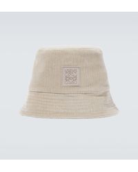 Loewe - Sombrero de pescador de pana con anagrama - Lyst