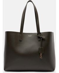 Saint Laurent - Shopping Large Leather Tote Bag - Lyst