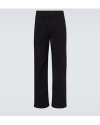 Dries Van Noten - Cotton Straight Pants - Lyst