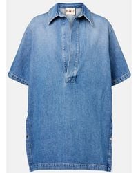 Plan C - Camicia Di Jeans Oversize - Lyst