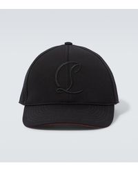 Christian Louboutin - Mooncrest Cotton Canvas Baseball Cap - Lyst
