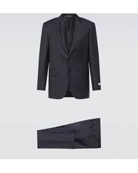 Canali - Traje De Lana - Lyst