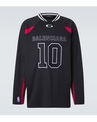 Balenciaga - X Nba Logo Jersey T-Shirt - Lyst