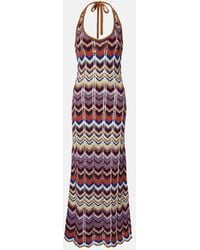 Faithfull the Brand - Elisa Chevron Crochet Cotton-Blend Maxi Dress - Lyst