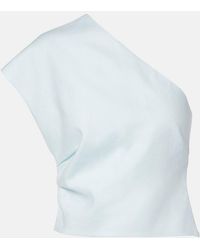 SIR. - One-Shoulder Linen Top - Lyst