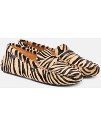 Tod's - Mokassins Gommino Aus Kalbshaar - Lyst
